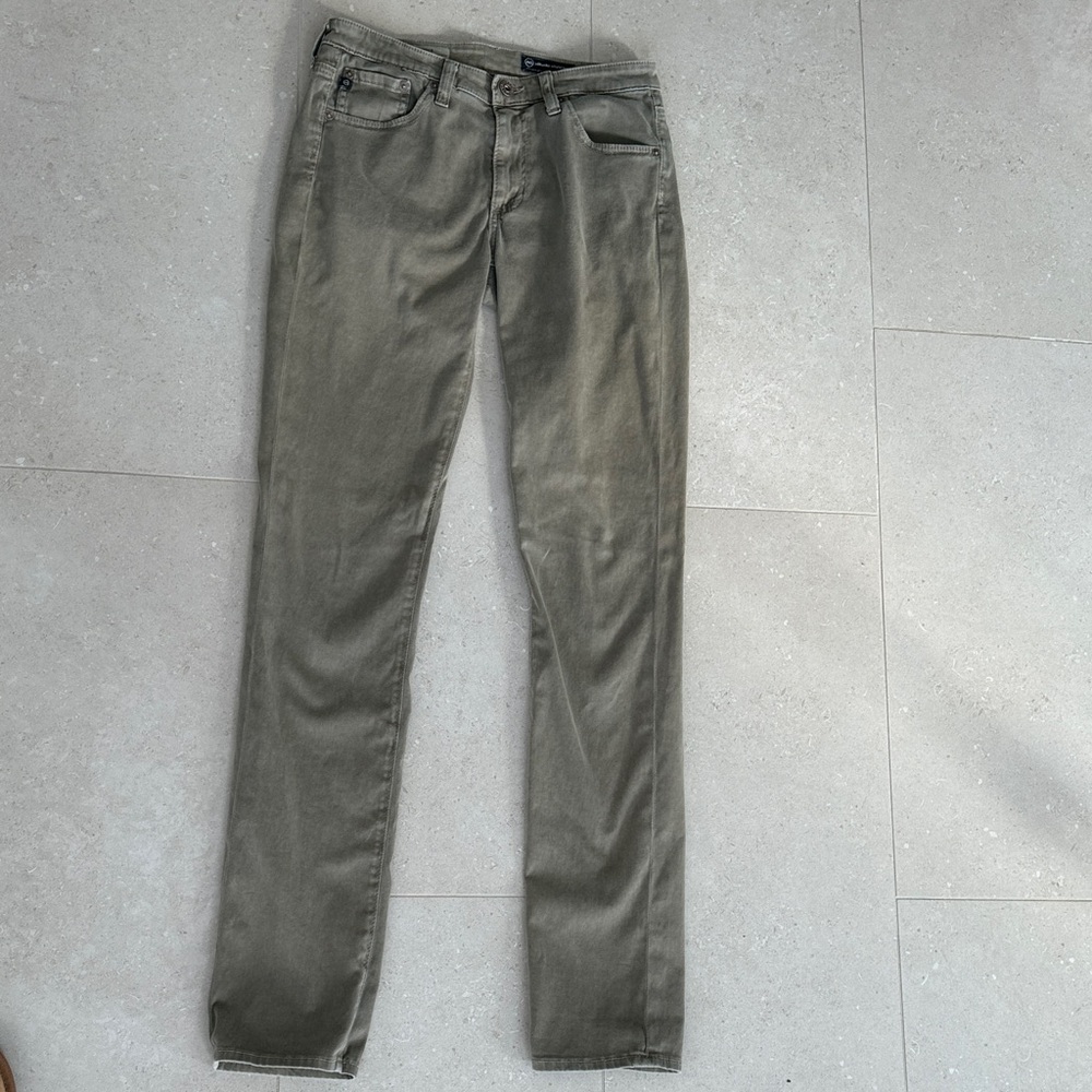 AG Adriano Goldschmied The Eddie Mid Rise Skinny Straight Leg Jeans